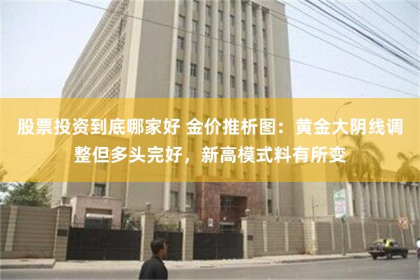 股票投资到底哪家好 金价推析图：黄金大阴线调整但多头完好，新高模式料有所变