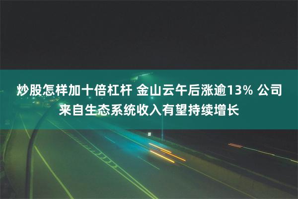 炒股怎样加十倍杠杆 金山云午后涨逾13% 公司来自生态系统收入有望持续增长